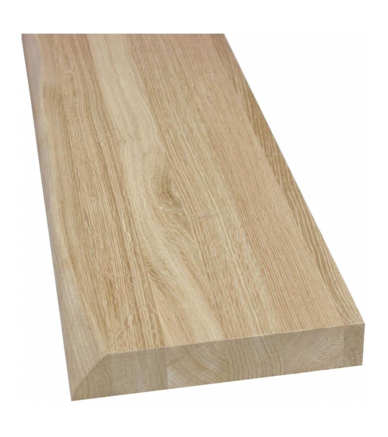Eiken plank massief boomstam 100 x 40 cm - 40 mm