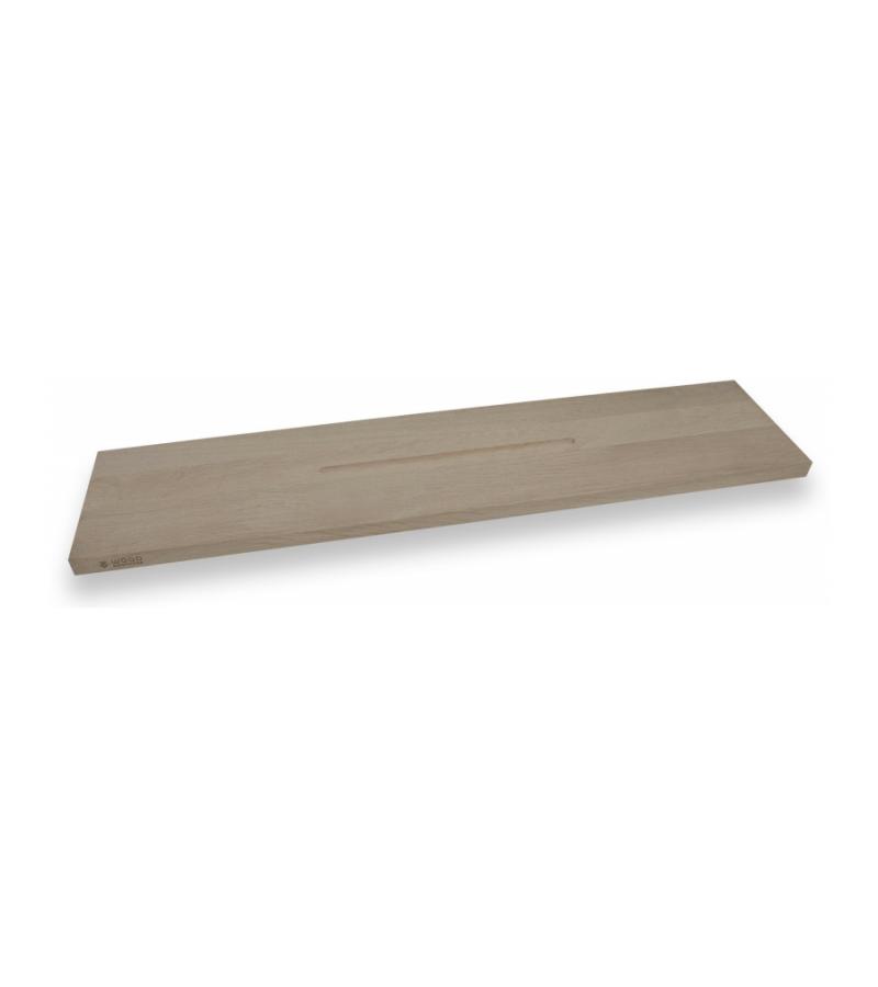 Badplank eiken grijs recht 85 x 20 cm - 25 mm